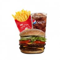 17. Triple Cheeseburger Menu